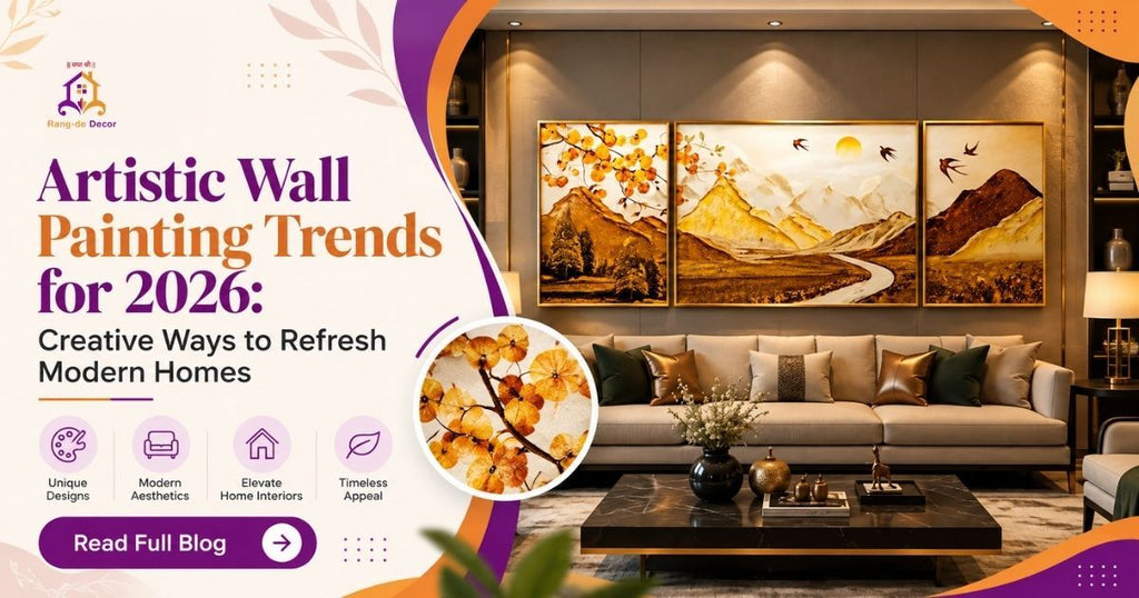 Artistic Wall Painting Trends for 2026: Creative Ways to Refresh Modern Homes