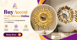 Buy Accent Wall Mirrors Online: Top Picks for Living Rooms and Hallways