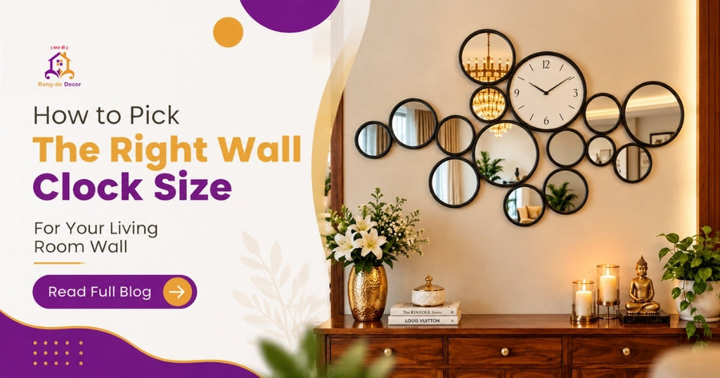 Wall Clock Size for Living Room Walls: How to Pick the Right One