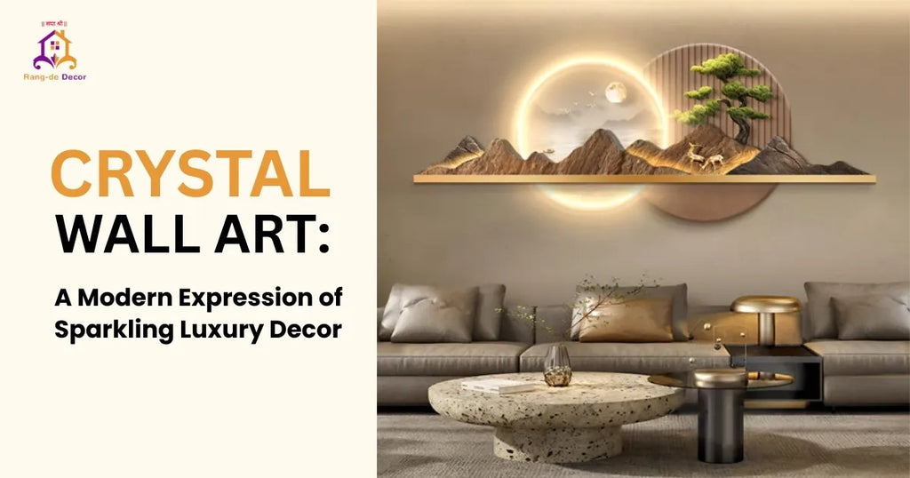 The Sparkling Elegance of Crystal Wall Art: A Modern Take on Luxury Decor