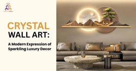 The Sparkling Elegance of Crystal Wall Art: A Modern Take on Luxury Decor
