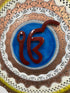 Ek onkar metal wall art with led