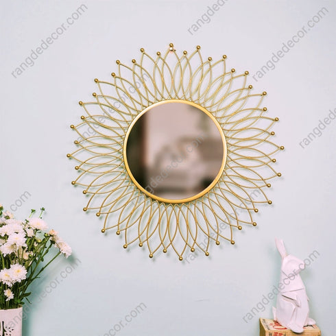Sunflower Round Mirror