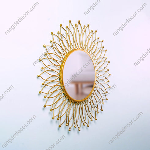 Sunflower Round Mirror