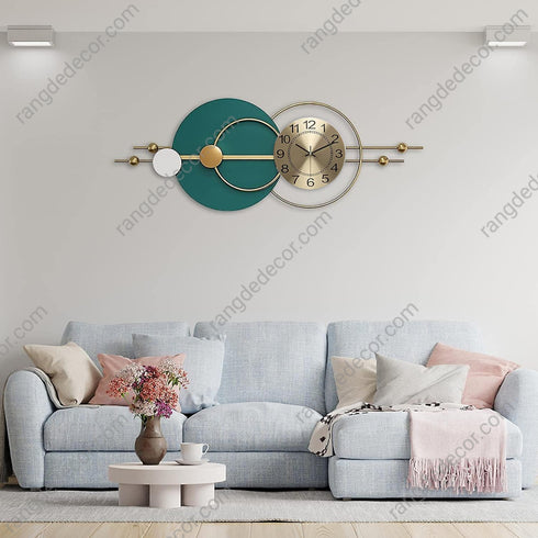 Green circle Wall Clock