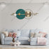 Green circle Wall Clock