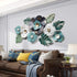 Multi Floral Metal Wall Art
