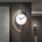 Modern Orbit Metal Wall Clock with LED