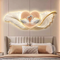 Swan with Feather crystal wall art with LED