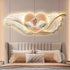 Pair of Swan with Feather Crystal Wall Art with LED
