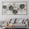 Floral Dual Frame Metal Wall Art