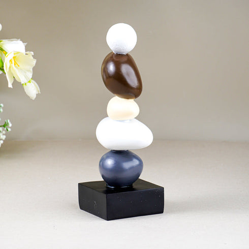Minimalist Stacked Stone Decor Artifacts