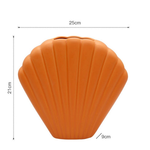 Shell Decor Vase- Set of 2