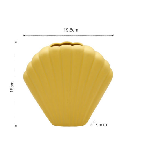 Shell Decor Vase- Set of 2