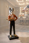 Dapper Dog Butler Sculpture