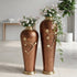 Hammered Metal Vase-Copper