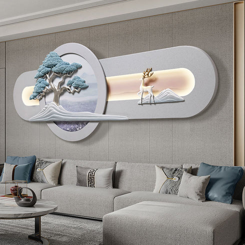 Zen Horizon 3D Wall Decor with LED