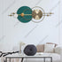 Green circle Wall Clock