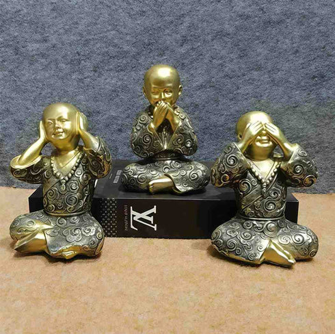 Three Wise Monks Figurine