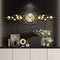 Golden Orbit Designer Wall Clock