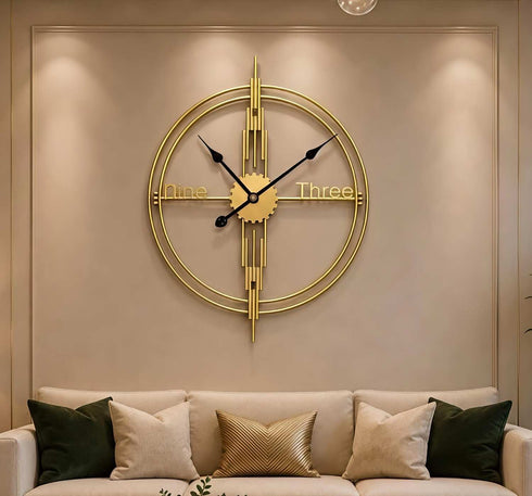 The Axis Metal Wall Clock