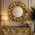 Golden Sunflower Wall Mirror