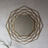 Golden Round geometric mirror- 24 inches dia