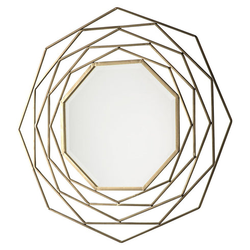 Golden Round geometric mirror- 24 inches dia