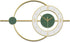Green and white designer wall clock imported