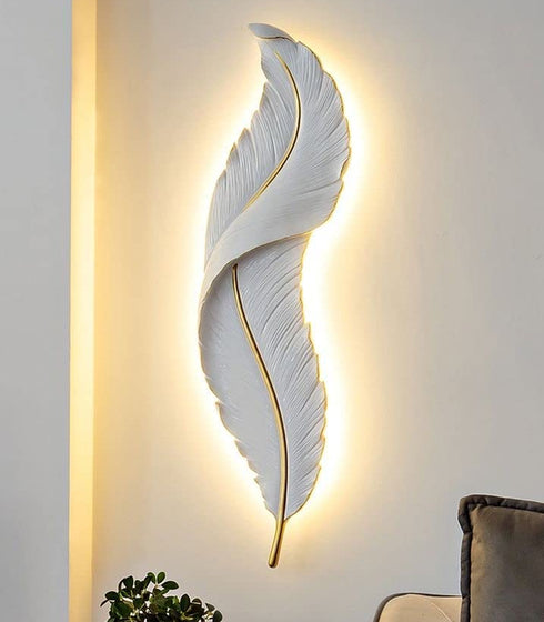 Feather with LED