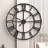 Black Round Wall Clock