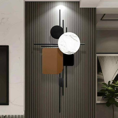 Geometric Fusion Metal Wall art- Style 2