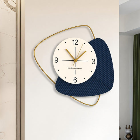 Modern Eclipse Metal Wall Clock