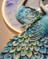 Beautiful Peacock Crystal wall art with LED