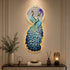 Beautiful Peacock Crystal wall art with LED