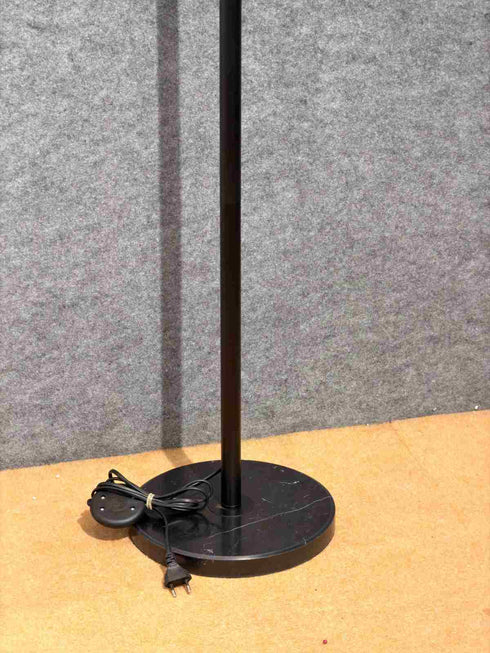 Opal Glow Floor Lamp- Black