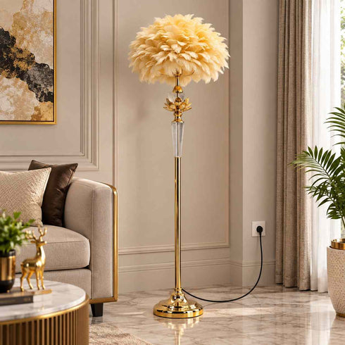 Celeste Feather Floor Lamp