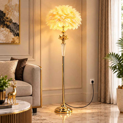Celeste Feather Floor Lamp
