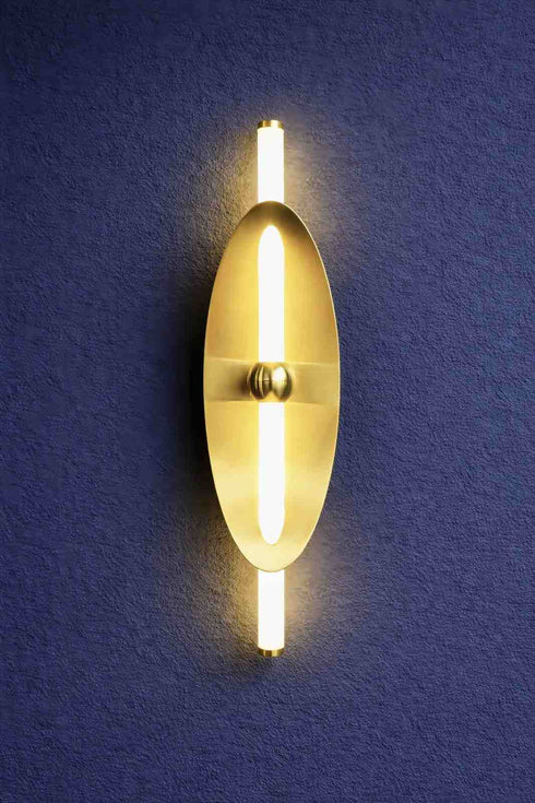 Celeste Marble Glow Wall Lamp- Gold