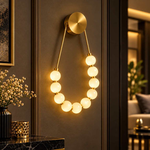 Aurelia Pearl Cascade Wall Lamp