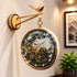 Imperial Globe Dual Dial Station Clock - Moving Gear