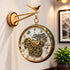 Imperial Globe Dual Dial Station Clock - Moving Gear