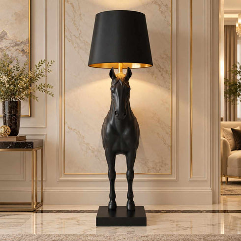 Regal Horse Floor Lamp