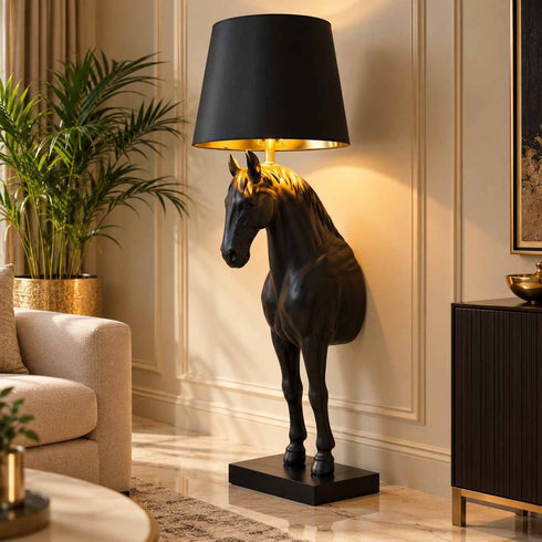 Regal Horse Floor Lamp