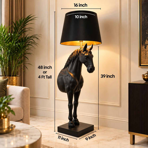 Regal Horse Floor Lamp