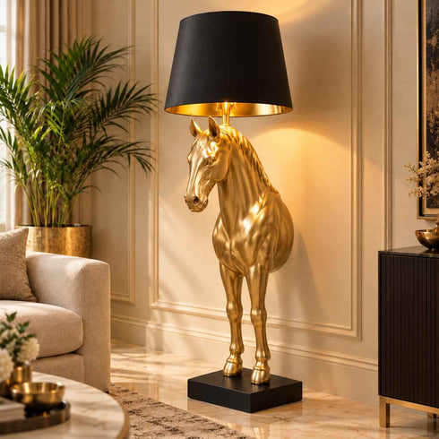 Regal Horse Floor Lamp
