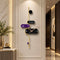 Minimalist Purple and Black Metal Wall Clock