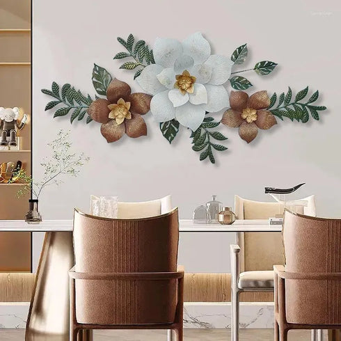 Floral symphony metal Wall Art