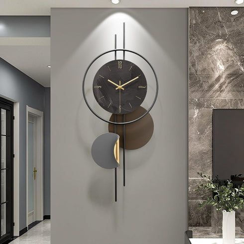 Modern wall clock for living room