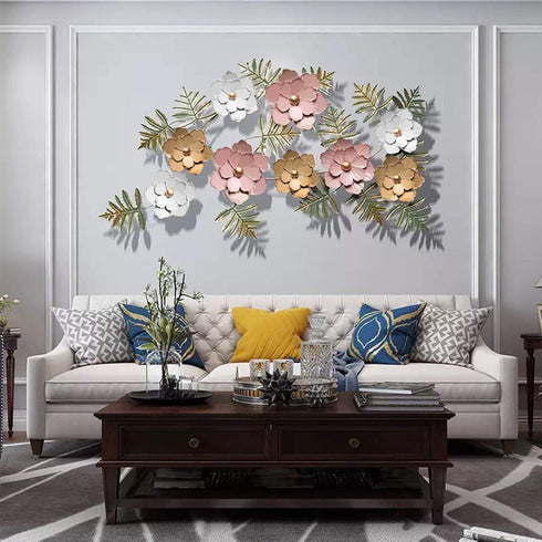 Floral Metal Wall Art